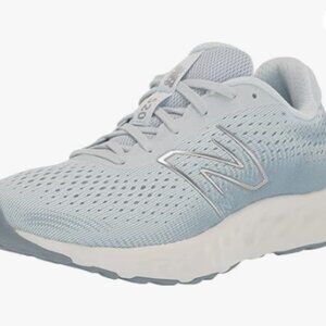 New Balence Women's 520 v8 Running Shoe Light Blue and White